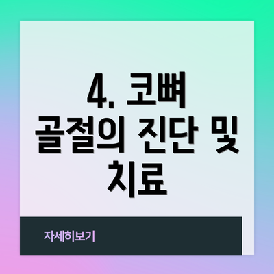 4. 코뼈 골절의 진단 및 치료