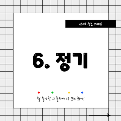6. 정기