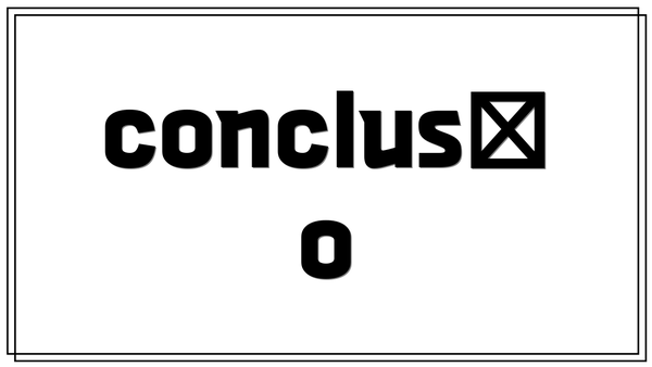conclusão